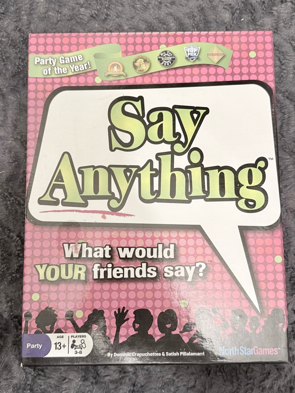 Hasbro Say Anything Party Game - Pink & Green Accents